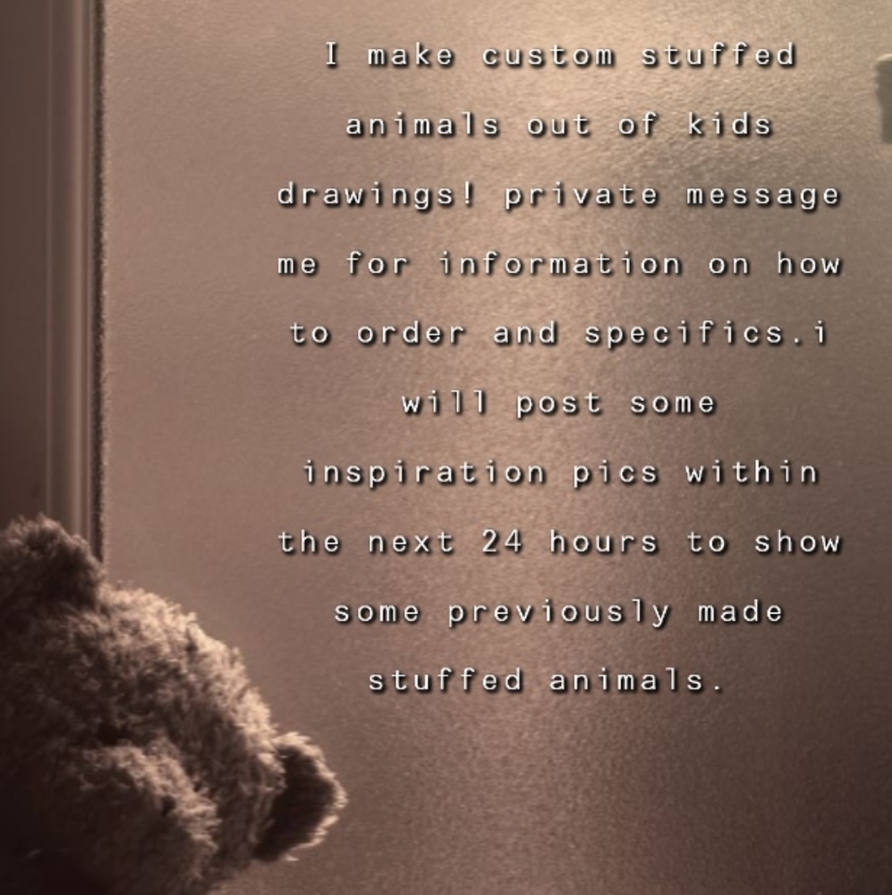 Custom stuffed animals